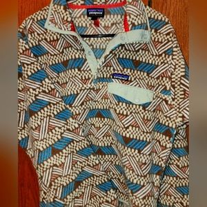 Mens Small Patagonia 1/4 button